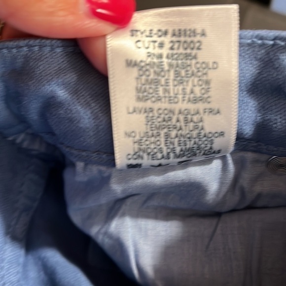 Just USA French Blue High Rise Skinny Jean Sz 25 NWT - Picture 7 of 7